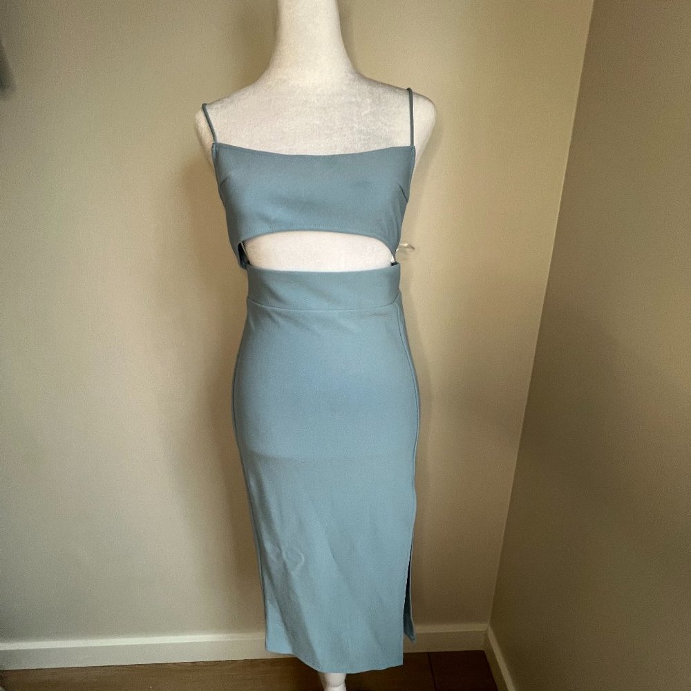 Hello Molly Always On Your Mind Midi Dress - Blue